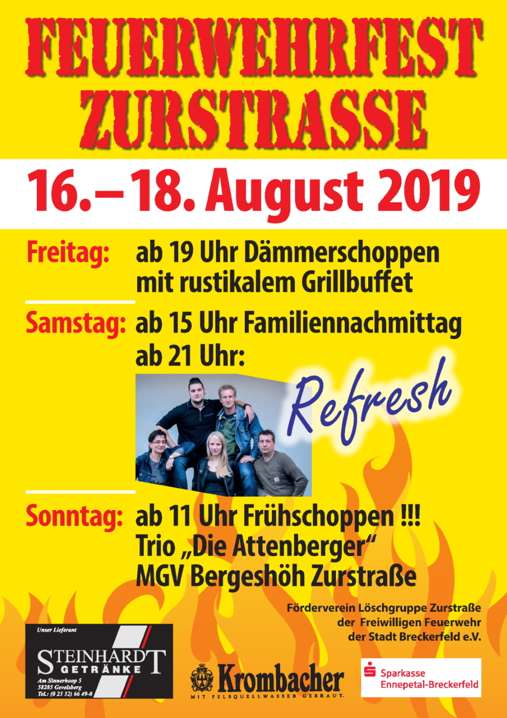 Plakat Feuerwehrfest 2019
